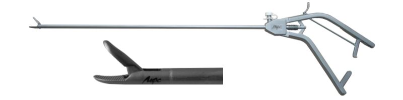 Иглодержатель (с промывным каналом, изогнутые бранши вправо) - НПФ "МФС"