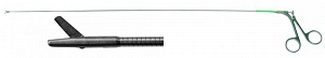 Ножницы эндоскопические прямые (гибкие, рабочая длина 400 мм, диаметр 7 Charr, со сменной ротируемой рабочей частью, с одной подвижной браншей) - НПФ "МФС"