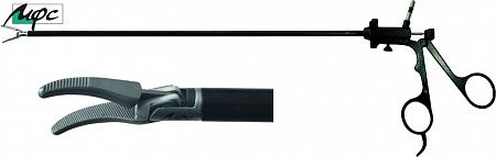 Зажим-манипулятор биполярный двухбраншевый анатомический 5 мм (диссектор, сетчатый) - НПФ "МФС"