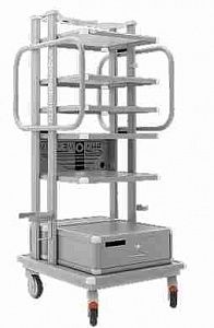 Стойка передвижная для эндоскопических аппаратов и устройств СА-1(6 полок, выдвижной ящик) - НПФ "МФС"