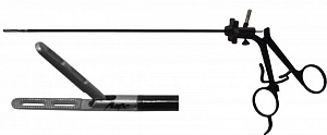 Зажим с кремальерой 3 мм окончатый (удлиненный, прямой) - НПФ "МФС"